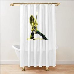 Eddie Ván Hálén Guitar Legend Black Summer Fashion Old Fashioned Cheap Design Love  Shower Curtain