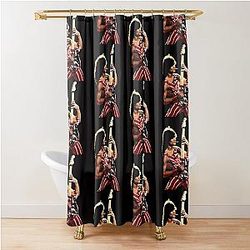 eddie the legend rock  Shower Curtain