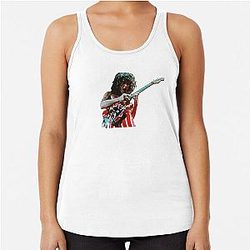 Eddie Van Halen Guitarist  Racerback Tank Top