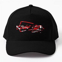 Eddie Frankenstein Striped Kramer Logo Baseball Cap