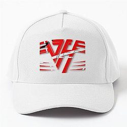 blue Eddie hallen  glows Baseball Cap