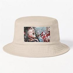 Eddie van Halen painting Bucket Hat