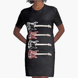 eddie the legend rock Graphic T-Shirt Dress