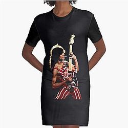 EDDIE VAN HALENsss Graphic T-Shirt Dress