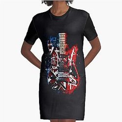 eddie the legend rock Graphic T-Shirt Dress