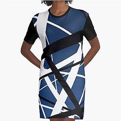 blue halen Graphic T-Shirt Dress