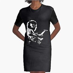 EDDIE VAN HALENsss Graphic T-Shirt Dress