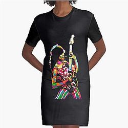 EDDIE VAN HALENsss Graphic T-Shirt Dress