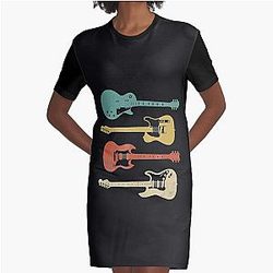 EDDIE VAN HALEN 1955 Graphic T-Shirt Dress