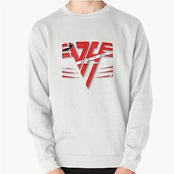 blue Eddie hallen  glows Pullover Sweatshirt