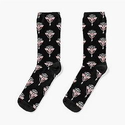 Deputy Ván Halen Graphic Trending Unisex Youth Funny Art Tee 80S Casual Cute Simple black Socks