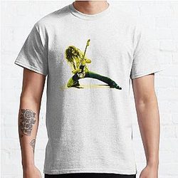 Eddie Ván Hálén Guitar Legend Black Summer Fashion Old Fashioned Cheap Design Love  Classic T-Shirt