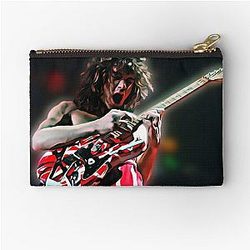 Eddie Van Halen EVH Guitar Solo Artwork Zipper Pouch