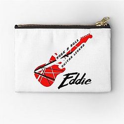 Eddie Guitar Legend Rock n Roll Zipper Pouch