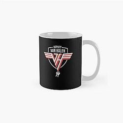 Deputy Ván Halen Graphic Trending Unisex Youth Funny Art Tee 80S Casual Cute Simple black Classic Mug
