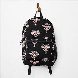 Deputy Ván Halen Graphic Trending Unisex Youth Funny Art Tee 80S Casual Cute Simple black Backpack