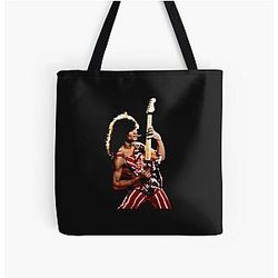 EDDIE VAN HALENsss All Over Print Tote Bag