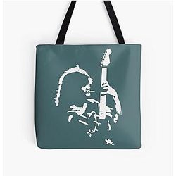 guitare hommes eddie van All Over Print Tote Bag