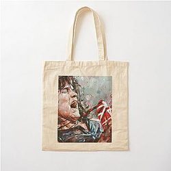 Eddie van Halen painting Cotton Tote Bag