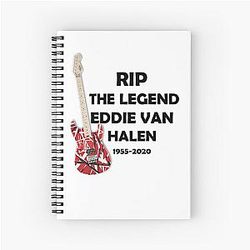 Rip Halen Legend T-shirt Essential T-Shirt Spiral Notebook