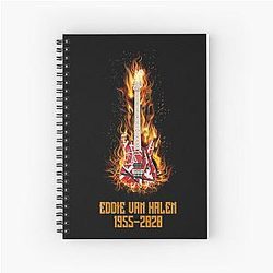 Rip Halen Guitar Legend  Spiral Notebook
