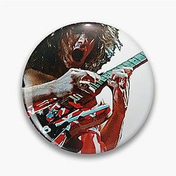Eddie Van Halen Guitarist  Pin