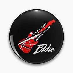 Eddie Guitar Legend Rock n Roll Pin