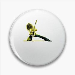 Eddie Ván Hálén Guitar Legend Black Summer Fashion Old Fashioned Cheap Design Love  Pin