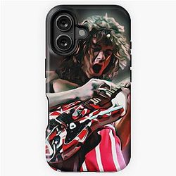 Eddie Van Halen EVH Guitar Solo Artwork iPhone Tough Case
