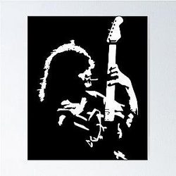 guitare hommes eddie van Poster