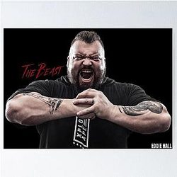 Eddie Hall The Beast Poster