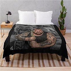 Eddie Hall Classic T-Shirt Throw Blanket