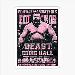 The Eddie Hall Strongman Vintage Beast Boxing Day Sticker