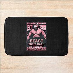 Vintage Eddie Hall Strongman Boxing Game For Brother Bath Mat