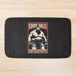 Ed Hall Strongman Vintage Eddie Hall Boxing Game Day Bath Mat