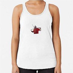 Eddie Hall Strongman Anger Row Racerback Tank Top