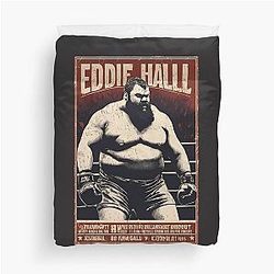 Eddie Hall Strongman Vintage Beast Boxing Game Day Duvet Cover