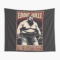 Eddie Hall Strongman Vintage Boxing Game Day Tapestry