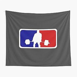 Eddie Hall Style - Iconic Sports Logo Tapestry