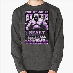 Retro Cyberpunk Ed Hall Strongman is a Beast Eddie Hall Boxing Training Sweatshirt