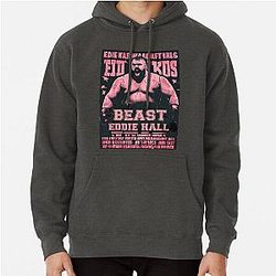 Vintage Ruby Red Eddie Hall Strongman Game For Brother Pullover Hoodie