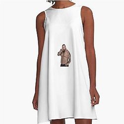 Eddie Hall Cigar A-Line Dress