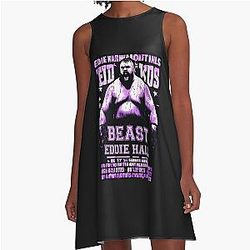 Retro Cyberpunk Eddie Hall Strongman is a Beast Eddie Hall Boxing Training Day Dress
