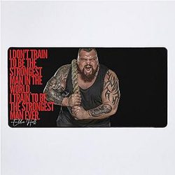 Eddie Hall Strongest Man Ever Desk Mat