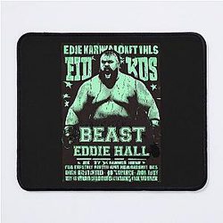 Vintage Neon Eddie Hall Strongman Boxing Cyberpunk Mouse Pad