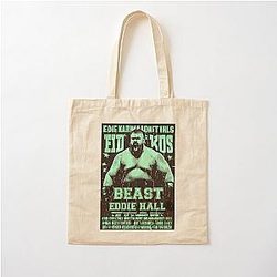 Eddie Hall Strongman Cyberpunk Cotton Tote Bag