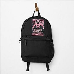Vintage Ruby Red Eddie Hall Strongman Ed Hall Boxing Game Brother Backpack