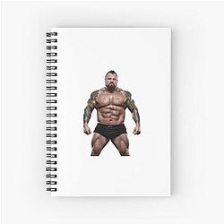 Eddie Hall Strongman Physique Spiral Notebook
