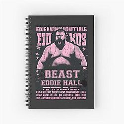 The Eddie Hall Strongman Knockout Beast Boxing Day Spiral Notebook