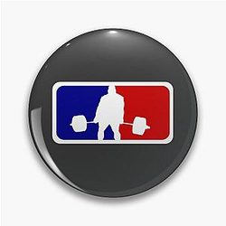 Eddie Hall Style Iconic Sports Logo Pin